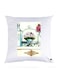 Printed Pillow polyester White 30x30cm