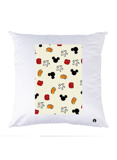 Printed Pillow Polyester Multicolour 30x30cm