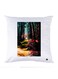 Printed Pillow Case polyester White 30x30cm