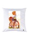 Printed Pillow polyester White 30x30cm