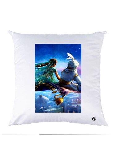 Printed Decorative Pillow Multicolour 30x30cm