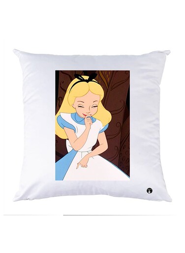 Printed Pillow polyester White 30x30cm