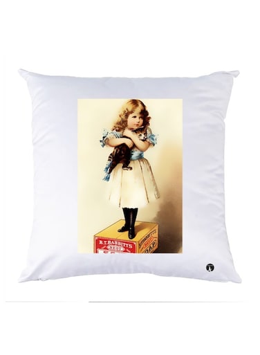Printed Pillow polyester Multicolour 30x30cm