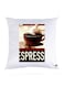 Printed Pillow polyester White 30x30cm