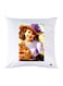 Printed Pillow Case polyester White 30x30cm