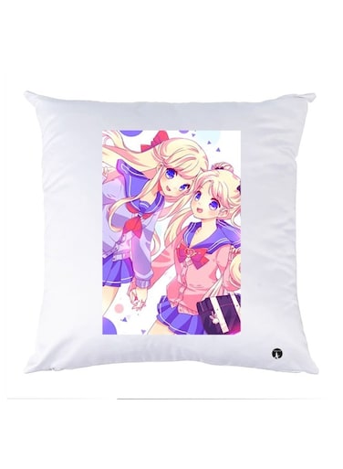 Printed Decorative Pillow Multicolour 30x30cm