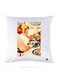Printed Pillow Case polyester White 30x30cm