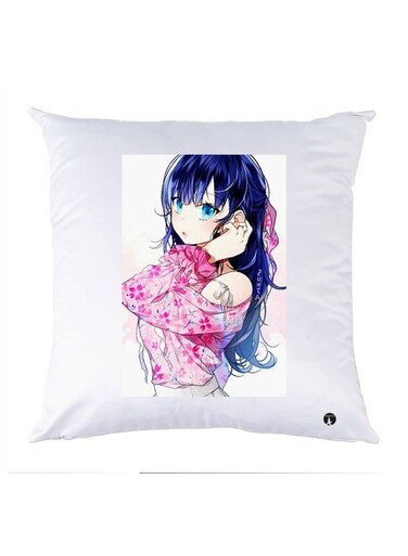 Printed Decorative Pillow Multicolour 30x30cm