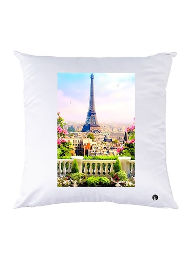 Printed Pillow Case polyester White 30x30cm