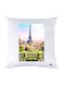 Printed Pillow Case polyester White 30x30cm