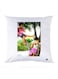 Printed Pillow Polyester White 30x30cm
