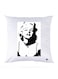 Printed Pillow Case polyester White 30x30cm
