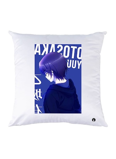 Printed Pillow polyester White 30x30cm