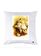 Printed Pillow Polyester White 30x30cm