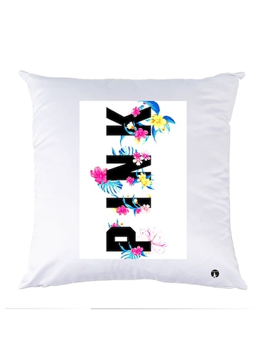 Printed Pillow polyester White 30x30cm