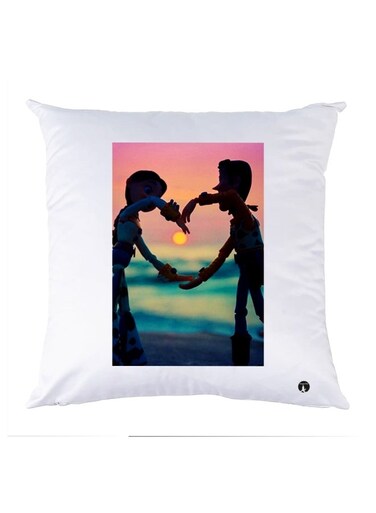Printed Pillow polyester Multicolour 30x30cm