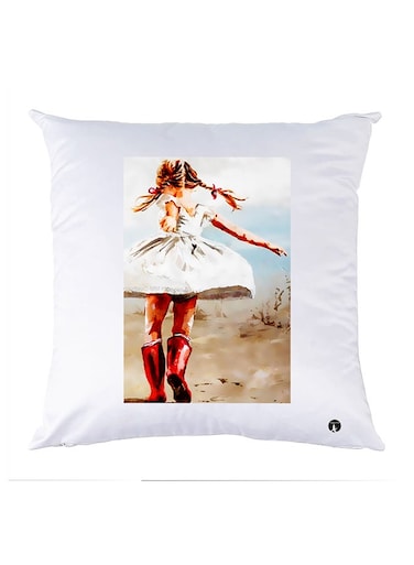 Printed Pillow Case Polyester White