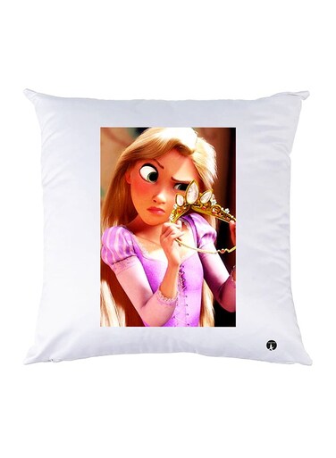 Printed Pillow polyester White 30x30cm