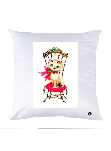 Printed Pillow polyester Multicolour 30x30cm