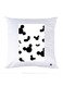 Printed Pillow polyester White/Black 30x30cm