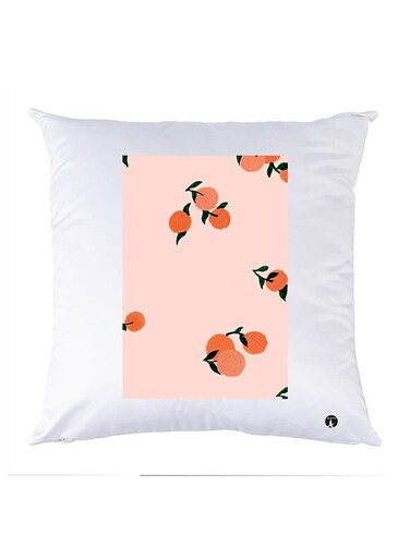 Printed Pillow polyester White 30x30cm
