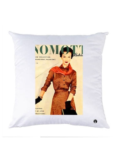 Printed Decorative Pillow Multicolour 30x30cm