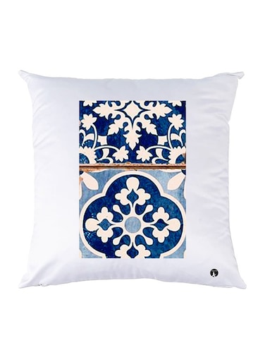 Printed Pillow Case polyester White 30x30cm