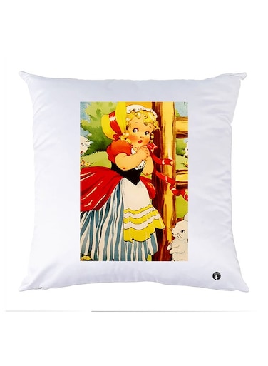 Printed Pillow Case Polyester White