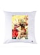 Printed Pillow Case polyester White 30x30cm
