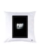 Printed Pillow White 30x30cm