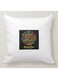 Ramadan Kareem Printed Decorative Pillow White/Green/Yellow 40x40cm
