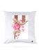 Printed Pillow Case polyester White 30x30cm