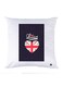 Printed Pillow Case polyester White 30x30cm