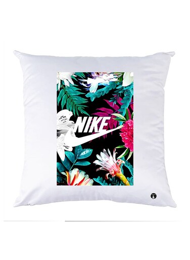 Printed Pillow polyester White 30x30cm