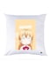 Printed Pillow Case polyester White 30x30cm