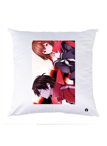 Printed Decorative Pillow Multicolour 30x30cm