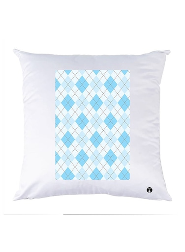 Printed Pillow Case polyester White 30x30cm