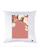 Printed Pillow Case polyester White 30x30cm
