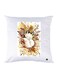 Printed Pillow Case polyester White 30x30cm