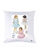 Printed Pillow Case polyester White 30x30cm