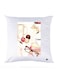 Printed Pillow Case polyester White 30x30cm