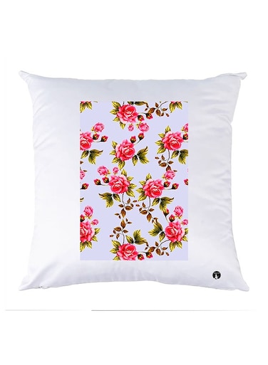 Printed Pillow polyester White 30x30cm