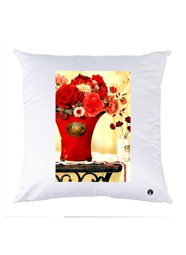 Printed Decorative Pillow Multicolour 30x30cm