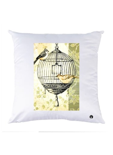 Printed Decorative Pillow Multicolour 30x30cm