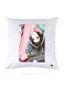 Printed Pillow Polyester White 30x30cm