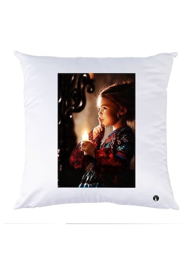 Printed Decorative Pillow Multicolour 30x30cm