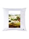 Printed Pillow polyester White 30x30cm