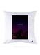 Printed Pillow Case Polyester White 30x30cm
