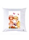 Printed Pillow Case polyester White 30x30cm