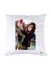 Printed Pillow Case polyester White 30x30cm